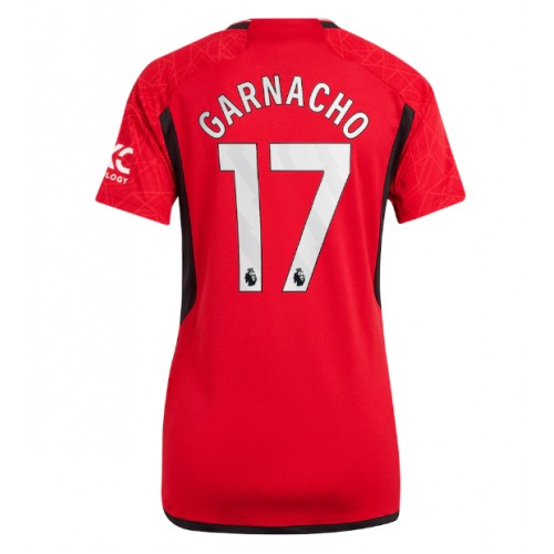 Manchester United Alejandro Garnacho #17 Domaci Dres za Ženska 2023-24 Kratak Rukav